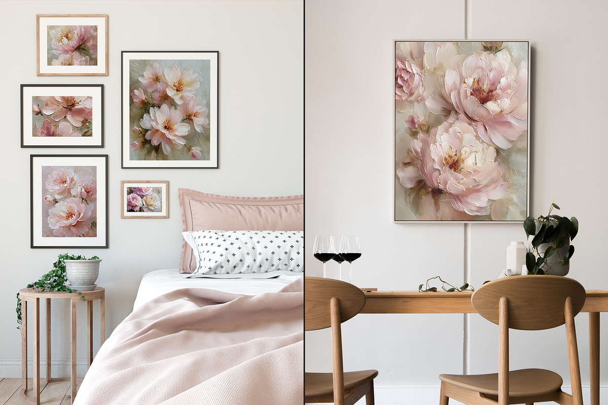 Soft Blush Floral Illustration, a Decorative Illustration by Housui Patterns (Photo 8 of 12)
