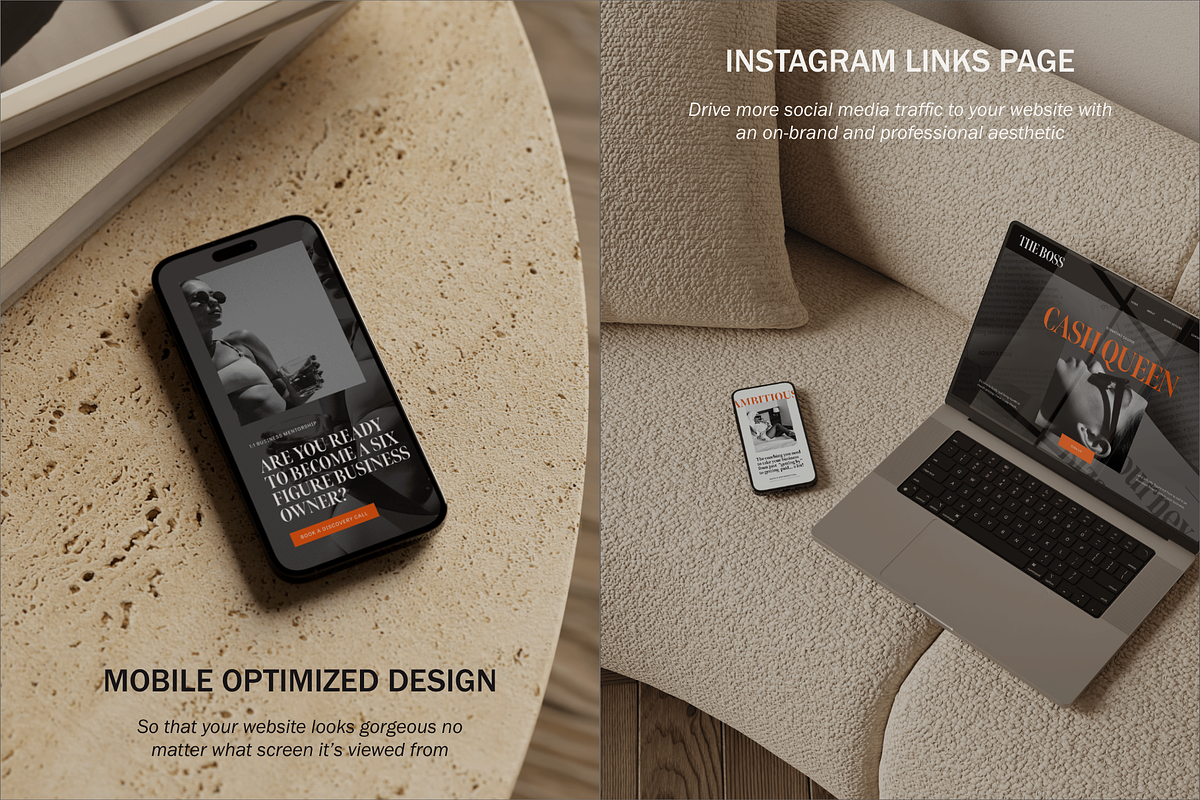 Squarespace 7.1 Website Template preview 4