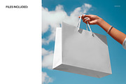 Paper Shopping Bag Mockup, a Product Mockup by creatsy5 (Thumbnail 2 of 5)