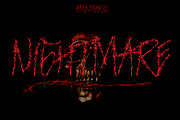 NIGHTMARE | HORROR FONT, a Blackletter Font by AMINMARIO (Thumbnail 7 of 7)