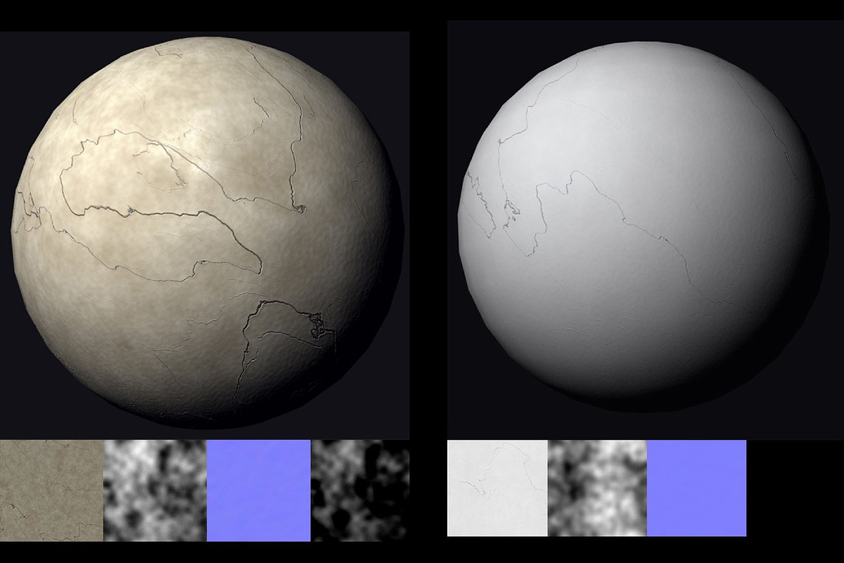5 Ancient Bones Tileable Textures, a Textures & Material 3D Model by Kseniya-Omega (Photo 2 of 3)
