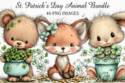 St. Patrick’s Day Animal Bundle Clip, an Illustration by Craft Nest (Thumbnail 1 of 11)