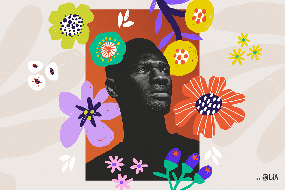 Bold Florals | svg, png, ai, eps, a Decorative Illustration by Olia (Photo 8 of 13)