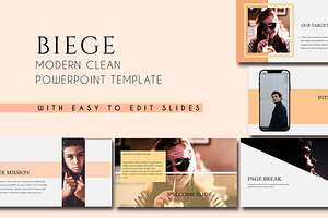 Biege : Modern Presentation Template