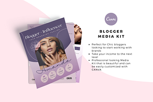 Pinkpreneur Media Kit Canva Template