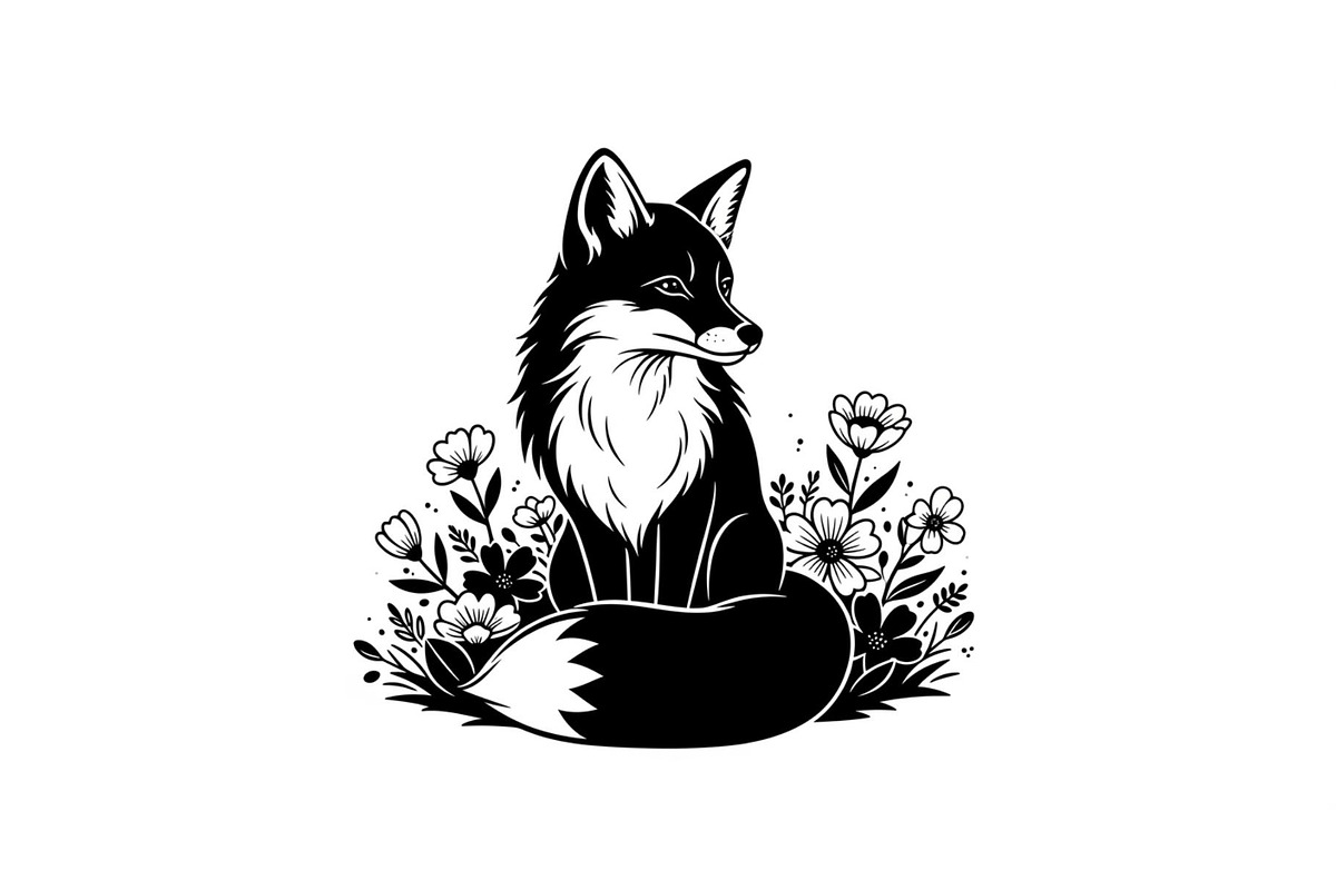 Cute Fox Silhouette Bundle, an Illustration by Designs_River (Photo 25 of 31)