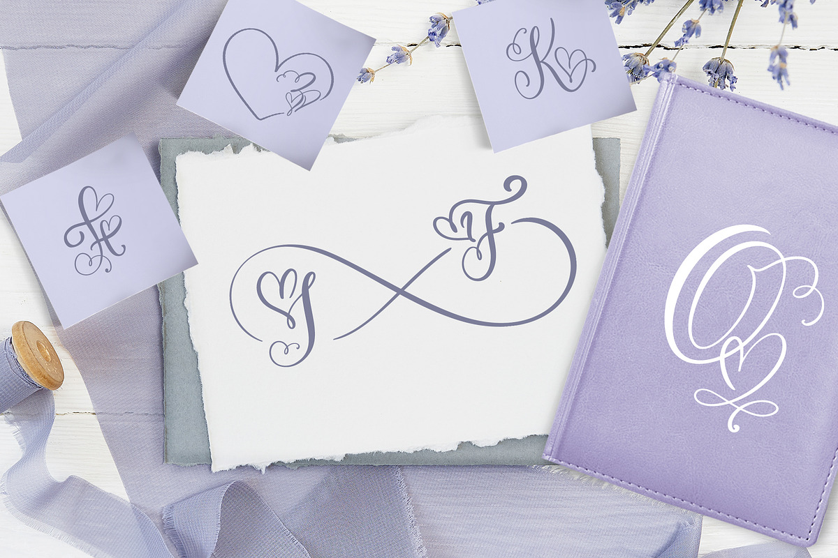 Initial Valentine Font preview 6