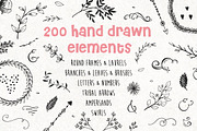 Decorate Everything! 200+ Elements, a Decorative Illustration by Julia Shvets (Thumbnail 1 of 4)