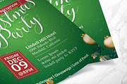 Green Christmas Party Flyer & Poster, a Flyer Template by Godserv Designs (Thumbnail 7 of 9)