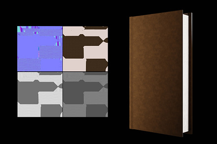 Antique book 3d model, an Object 3D Model by Art's and patterns