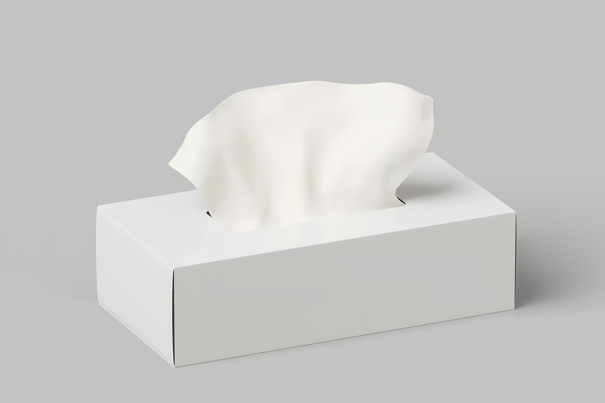 Tissue Box Mockup, a Household Mockup by renderstockmarket (Photo 3 of 3)