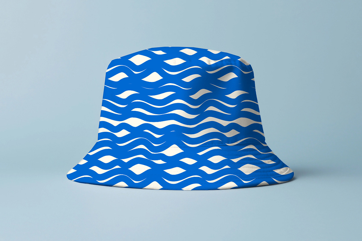 Marine Waves, a Pattern Graphic by MalyskaStudio (Photo 2 of 12)
