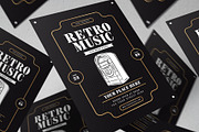 Retro Music Flyer, a Flyer Template by lilyshop (Thumbnail 2 of 2)