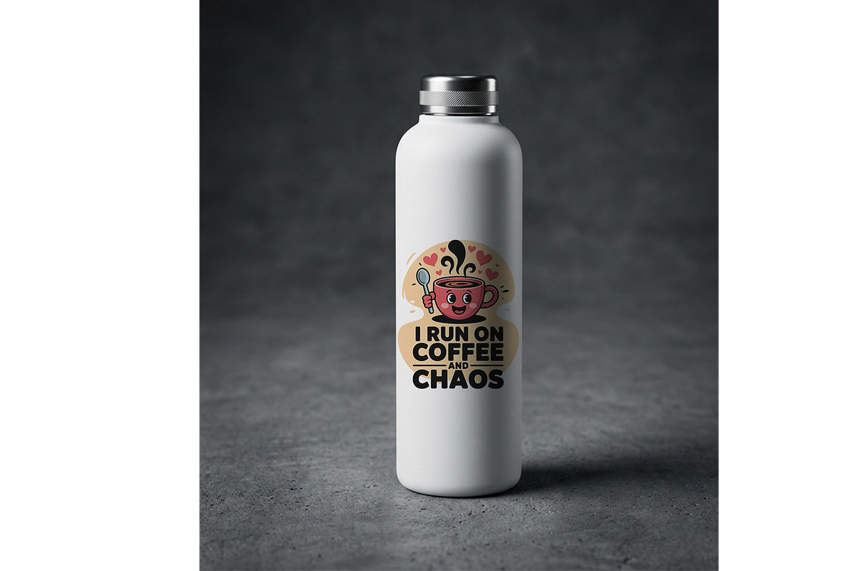 Coffee Chaos Funny Quote T-Shirt, an Object Graphic by Annudesign (Photo 9 of 9)