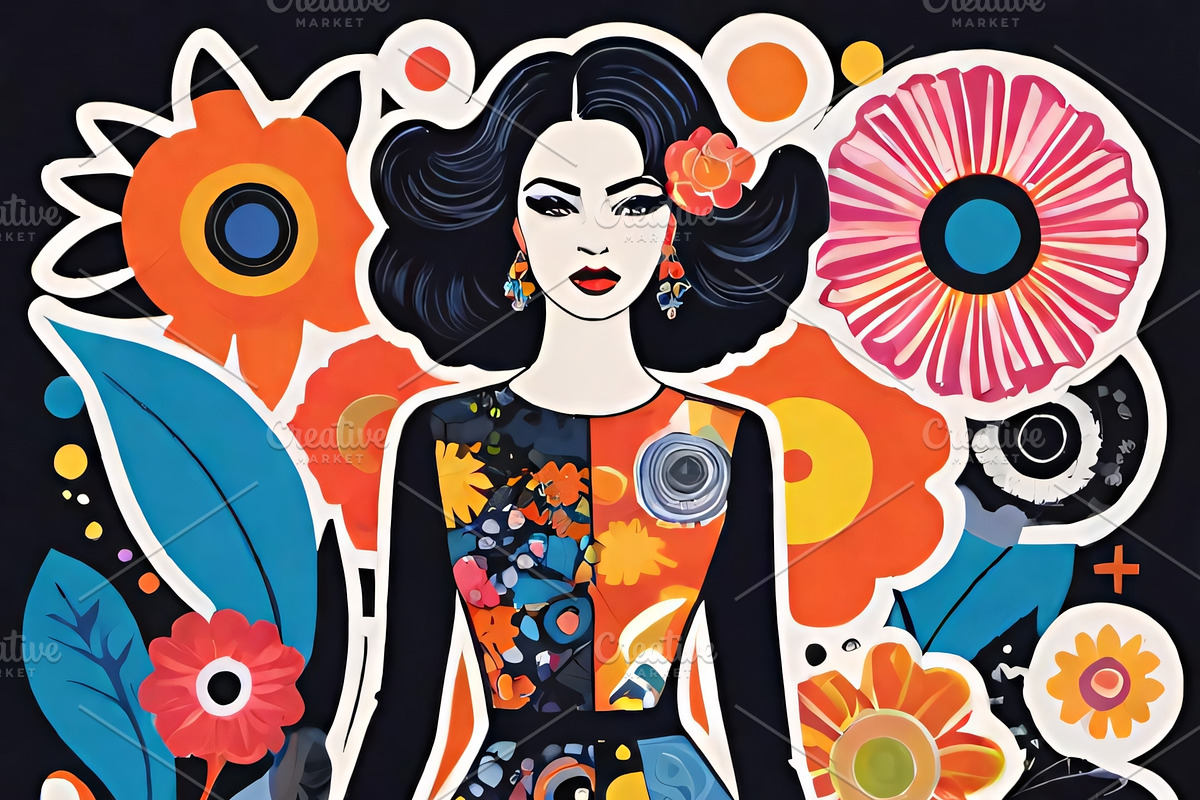 Floral Goddess Bundle, an Illustration by ETARA by Mea Hau (Photo 3 of 6)
