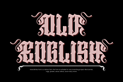 Hole Blofez - Old English Font, a Blackletter Font by QR Design Studio (Thumbnail 3 of 9)