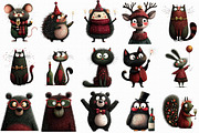 Whimsical New Year Party Animals Cli, an Illustration by Libby Wishes (Thumbnail 7 of 7)