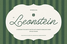 ED Leonstein - handwritten script