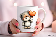 Whimsical Spring Teddy Bear Clipart, an Illustration by Craft Nest (Thumbnail 8 of 11)