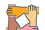 Partnership and Business Teamwork, a Person Illustration by TAlex (Thumbnail 4 of 6)
