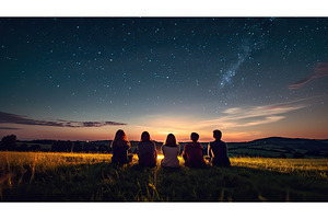 astronomy stars in line ai generated, a Nature Photo by pikepicture
