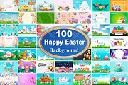 Easter Background Bundle, a Background Graphic by Digital Studio (Thumbnail 1 of 3)