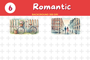 Watercolor Romantic Background JPG, a Decorative Illustration by John_Walker (Thumbnail 3 of 3)