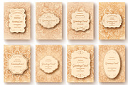 Invitation pages cards set - vector, an Invitation Template by LineTale (Thumbnail 2 of 2)