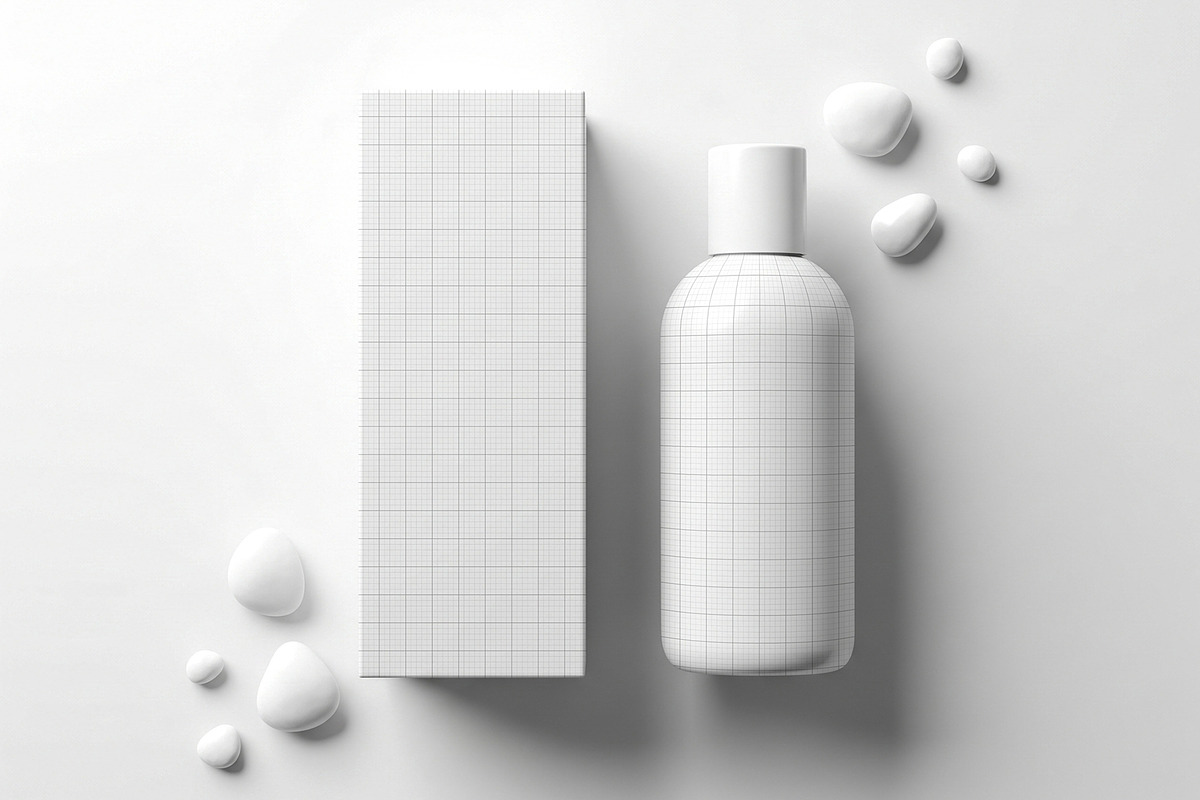 Cream Bottle Packaging Mockup, a Packaging Mockup by graphypix (Photo 4 of 4)