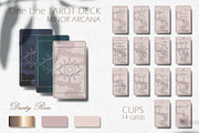 ONE LINE Tarot Deck - 3 colors, an Illustration by Evgenia Pichkur (Thumbnail 3 of 19)