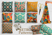 Collection of retro patterns, a Pattern Graphic by DeMih (Thumbnail 1 of 8)