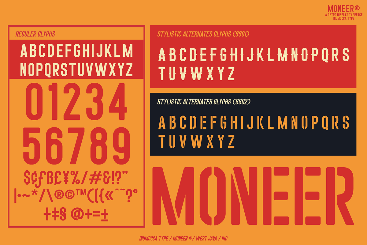 Moneer, a Sans Serif Font by inumocca_type (Photo 8 of 11)