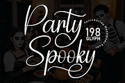 Party Spooky | Script Font, a Handwritten Font by Scratchones (Thumbnail 1 of 9)