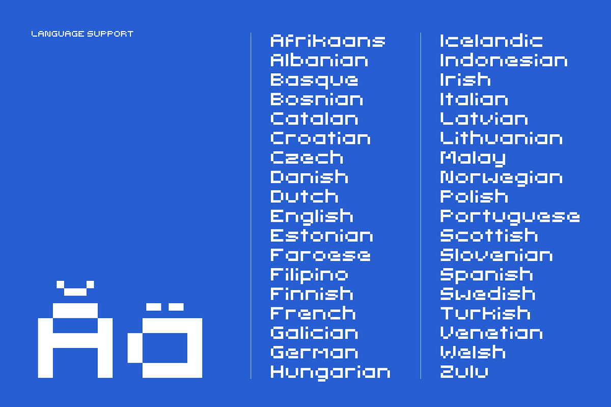 Astrea - Pixel Font | Display & Text, a Sans Serif Font by Studio Siv (Photo 6 of 8)