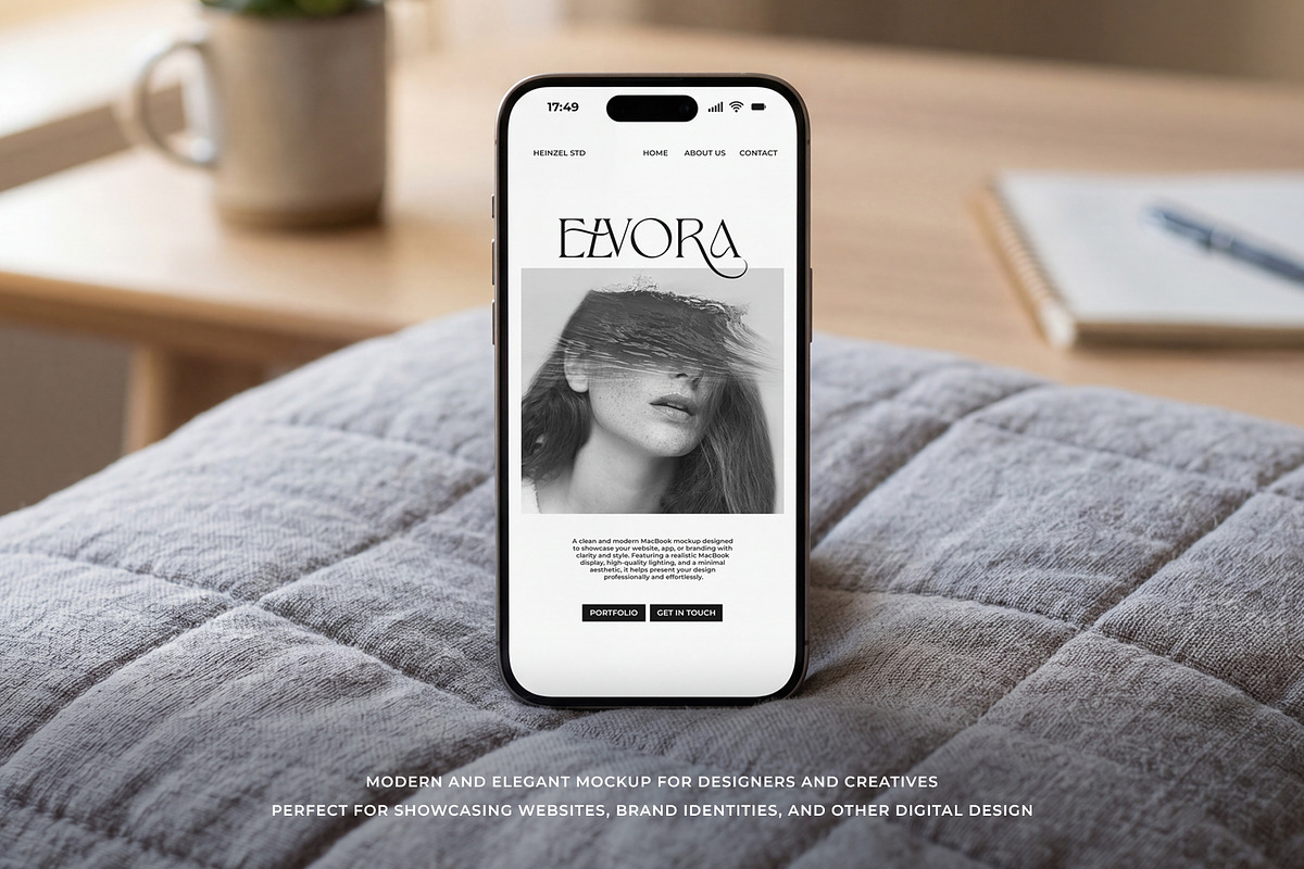 Elvora - iPhone Device Mockup, an iPhone Mockup by Heinzel Std Mockup (Photo 3 of 5)
