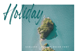 Garland - Modern Brush Font