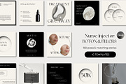 Nurse Injector Aesthetic Templates, a Social Media Template by Studio Suvelle (Thumbnail 2 of 9)