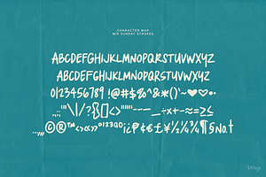 Sunday Strokes All Uppercase Font