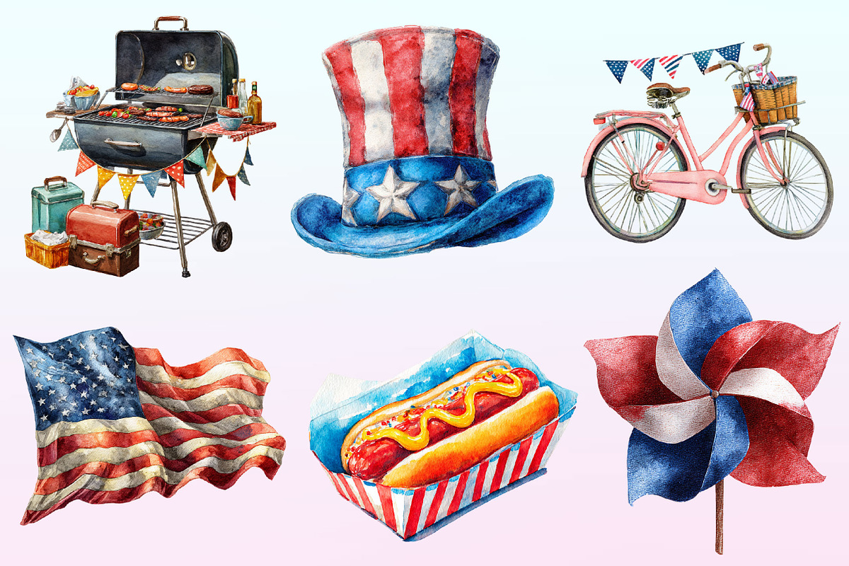 Vintage 4th of July Sublimation, a Graphic by CitraGraphics (Photo 2 of 4)