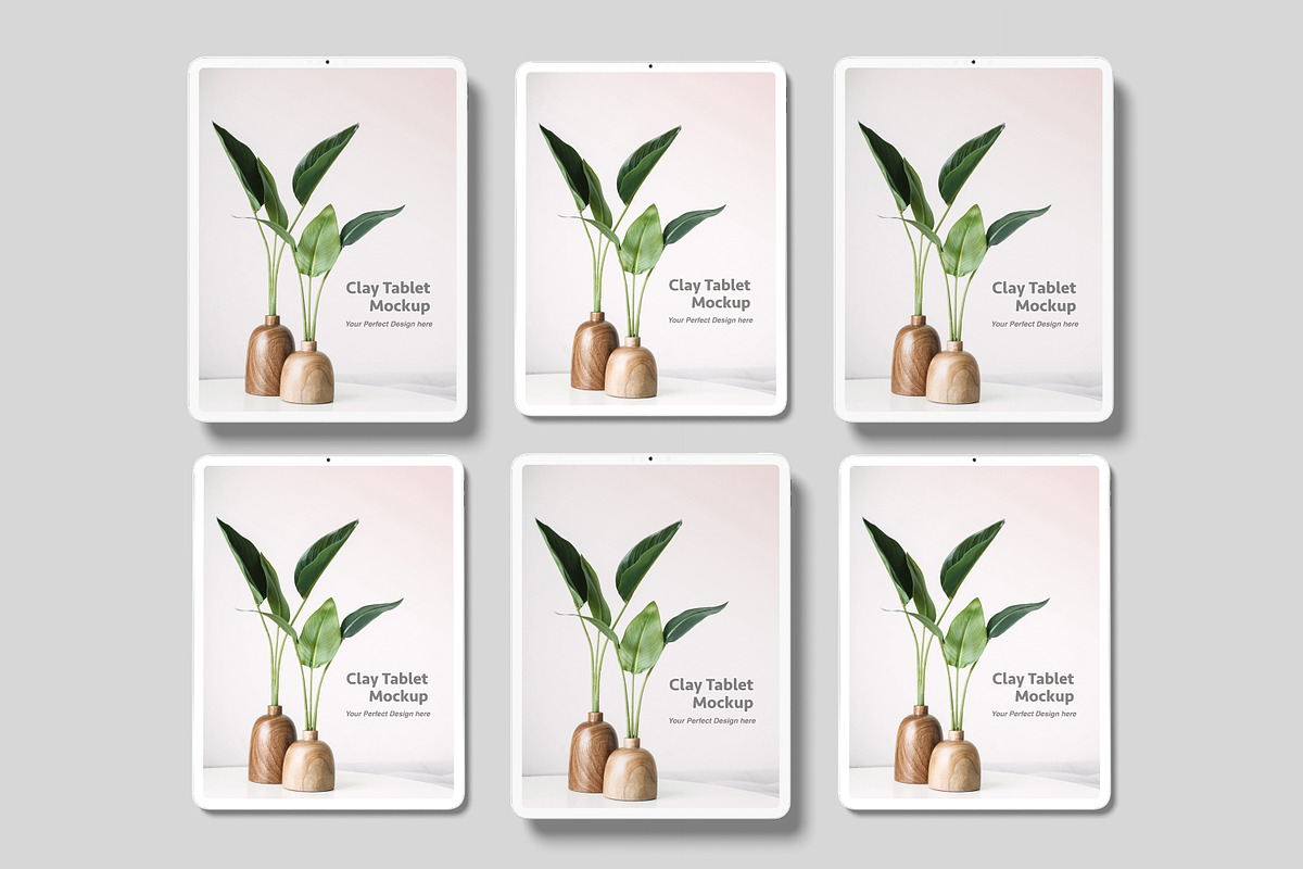 Clay Tablet Mockup, an iPad Mockup by rahmatmoscae (Photo 9 of 11)