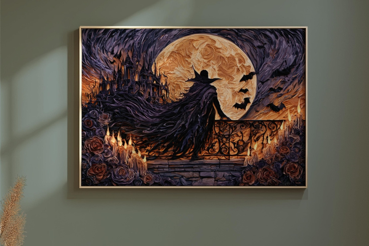 Quilled Halloween Wall Art Set, a Seasonal Illustration by PrintablesByFranklyn (Photo 10 of 14)