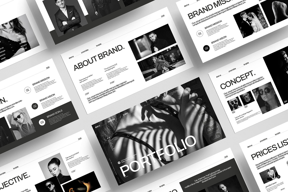 Creative Portfolio Presentation, a Presentation Template by MightyDesign (Photo 1 of 9)