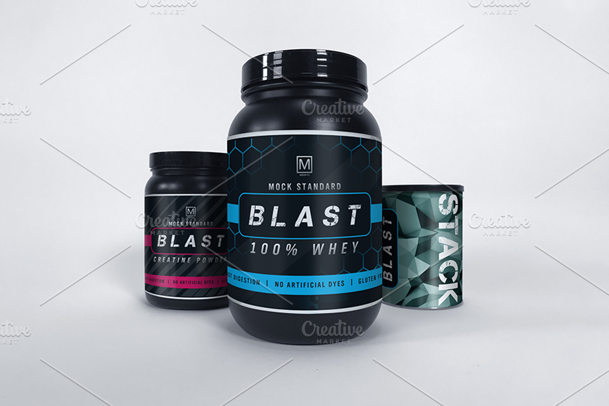 Supplement Mockups, a Cups & Container Mockup by Shop Mockpro (Photo 6 of 7)