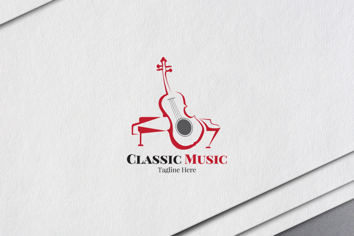 Classic Music Acoustic Note Logo, a Branding & Logo Template by feydesign (Photo 3 of 3)