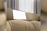 Laptop Mockup on Sofa – Cozy&Elegant, a Device Mockup by Art-Jek.std (Thumbnail 2 of 4)