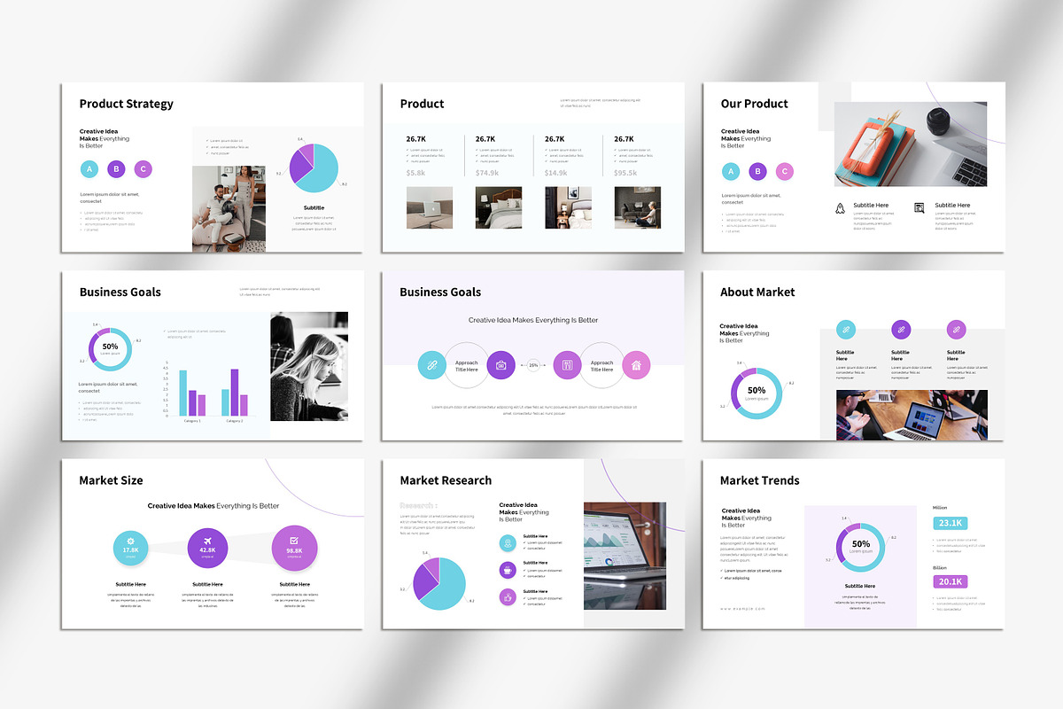 Pitch-deck Presentation Template, a Presentation Template by Studio_Clarity (Photo 4 of 5)
