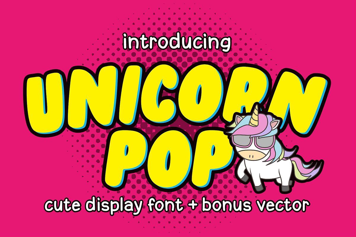 Unicorn Pop + Bonus Vector