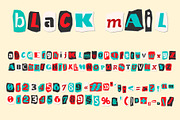 Cut News color font, a Blackletter Font by Zimages (Thumbnail 3 of 9)