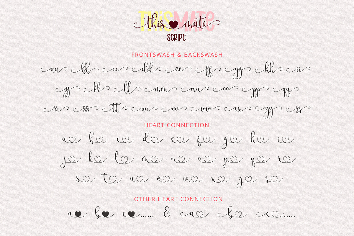 This Mate - Heart Swash Font