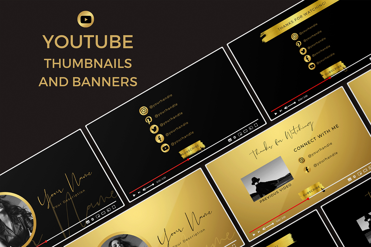 Black & Gold | Business Branding Kit, a Stationery Template by CoCreatorDesigns (Photo 3 of 10)